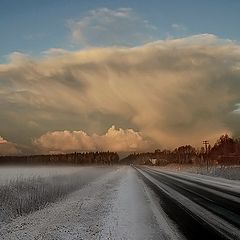 фото "расвет в пути..."