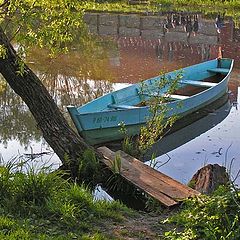 photo "The boatman has left for a supper"