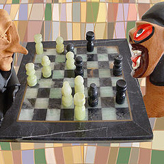 photo "Chess players or new story of Little Red-Ridding h"