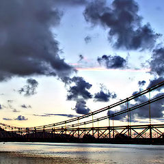 photo "Sunset on the bridge"