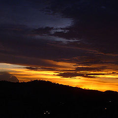 photo "contrast sunset"