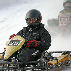 photo "Winter go-cart racing"