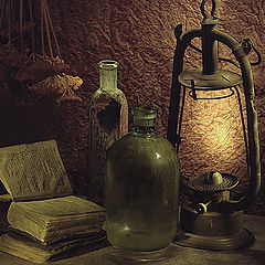 photo "Still-life with an old lantern"