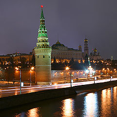 photo "Night panorama of the Kremlin."