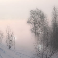 photo "Foggy morning of March"