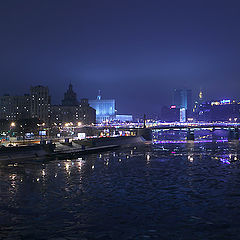 photo "Night panorama of Moscow."