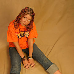 фото "orange girl"