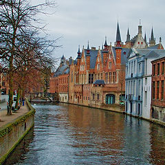 photo "Winter day in reflection of channels..."