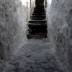 фото "Snow and Stairs..."