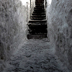 photo "Snow and Stairs..."