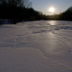 photo "Easy blizzard accompanied by ground wind"