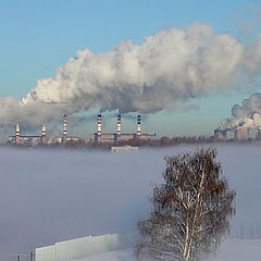 photo "The fog`s river"
