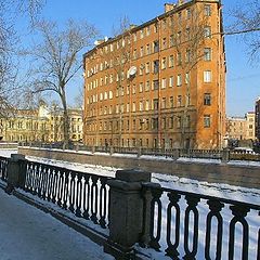 photo "Walk along the channel in the end of winter"