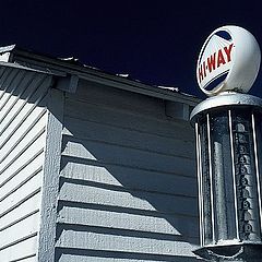 photo "Hi-way Pumps and very blue sky.."