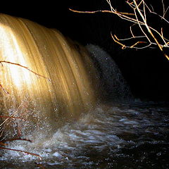 фото "Night watrefall/Ночний водопад/"