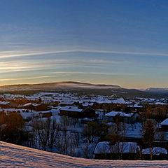 фото "Sunrise in -13 in the mountain"