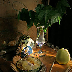 photo "Morning Still life with the green Apple"
