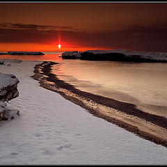 фото "Ранний свет на позднем снегу"