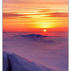 фото "Последний зимний восход"