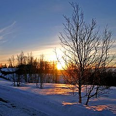 фото "Sunrise in Roros"