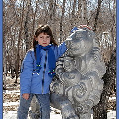 photo "Well that, Lion, springtime came?!"