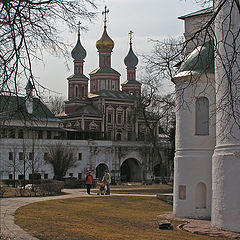 photo "Spring walk in a monastery"