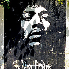 фото "Jimi Hendrix - graffit"