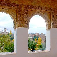 photo "triptych at al Alhambra"