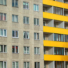 photo "Yellow strips + grey squares"