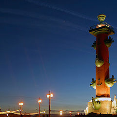 photo "The Rostral Columns. St.Petersburg"