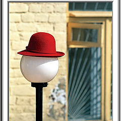 photo "Window, Lamp and Hat"