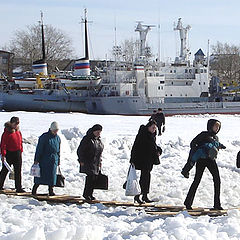 photo "Crossing the Northern Dvina."