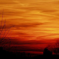 photo "Fire in the sky"