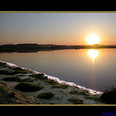 фото "sunset at the mirror saltpan"