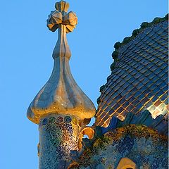 photo "Detail From Casa Balto, Barcelona, Spain"