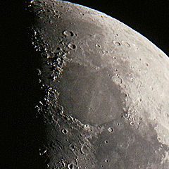 photo "Flying by above the moon....."