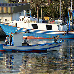 photo "Return to the port."