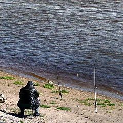 photo "In hope to catch gold fish."