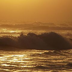 photo "Sunset and Indian Ocean, South Africa Rep."