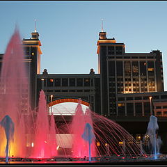 photo "Evening fountain"