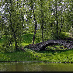 photo "Decorative bridge. From serial "Pavlovsk""