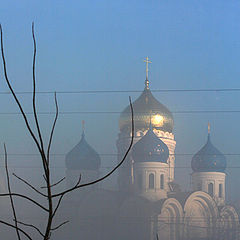 photo "The fog and the monastery"