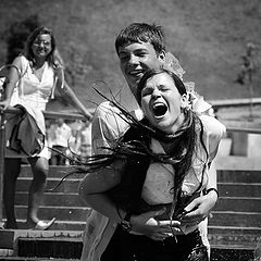 photo "Games at a fountain"