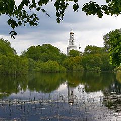 фото "Вид на колокольню Юрьева Монастыря с Витославиц в"