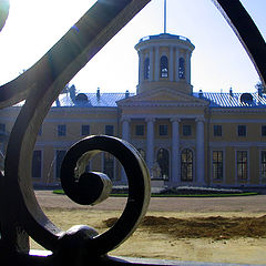 photo "Manor "Arkhangelskoe". There is a repair."