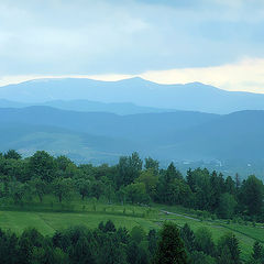 photo "Blue Blue Carpathians"