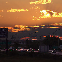 photo "the interstate sunset"