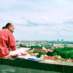 photo "Sitting artist (edited)"