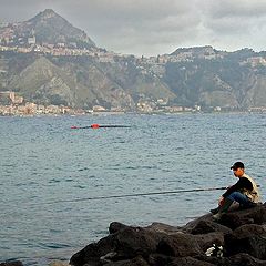 фото "Осенняя рыбалка на Сицилии."