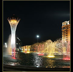 photo "Singing fountain (and Baiterek)"